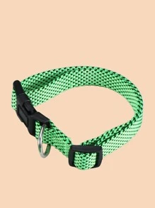 Pet Polka Dot Collar - Green - View 3