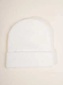 男士字母贴片装饰休闲便帽秋季休闲装 - 白色 - 查看 2