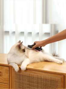 1pc Color Block Pet Hair Comb - Multicolor - View 4