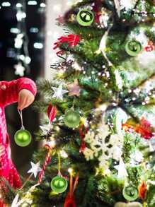 24pcs Christmas Tree Decoration - Green - View 4