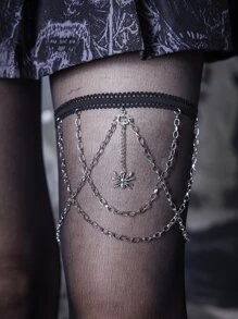 ROMWE Goth Đồ trang sức Đúng mốt - Bạc - Xem 3