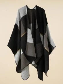 Khăn choàng họa tiết kẻ sọc - Nhiều màu - Xem 1