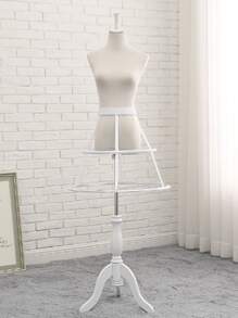 1pc White Lolita Skirt Accessory - Hoop Crinoline Petticoat For Daily, Cosplay, Party, Costume Fall Clothes For Women - White - View 2