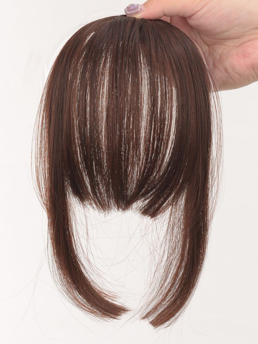 夾片前劉海有鬢角 - Dark Brown - 查看 1