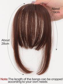 夾片前劉海有鬢角 - Dark Brown - 查看 4