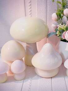 6 cái nấm hình khuôn tự làm bằng silicone - trắng - Xem 5