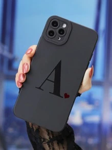 Ốp Điện Thoại Họa Tiết Chữ Tương Thích Với iPhone 15/15Pro/15Plus/15Promax - màu đen - Xem 2