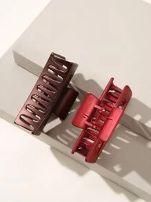 6 cái Vuốt Tóc Hình Chữ Nhật - Nhiều màu - Xem 2