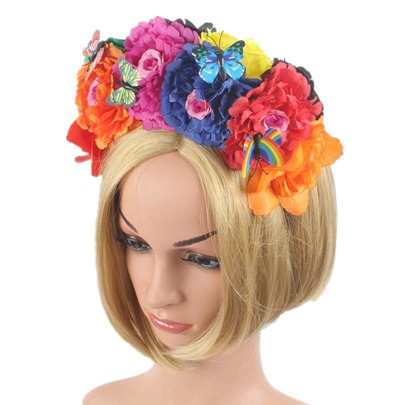 Flower & Butterfly Decor Headband