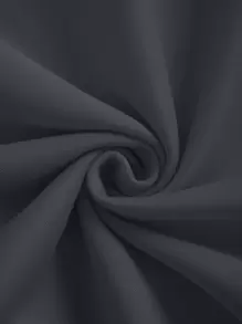 INAWLY Capucha térmica unicolor con bolsillo de canguro con cordón - Gris Oscuro - Ver 5