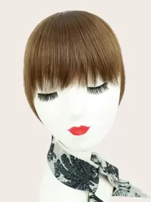 前劉海夾鬢角 - 鏽棕色 - 查看 2