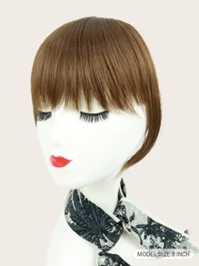 前劉海夾鬢角 - 鏽棕色 - 查看 3