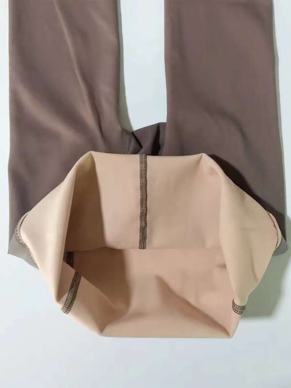 極簡風格素色褲襪