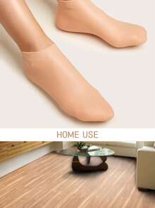 1 par calcetines hidratantes de silicona - Albaricoque - Ver 3