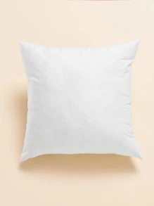 1pc Solid Color Throw Pillow Case For Sofa Bed Car, Cushion Covers Without Filler - White - View 1