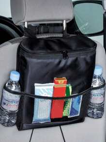 1 pieza Organizador de coche almacenamiento - Negro - Ver 2