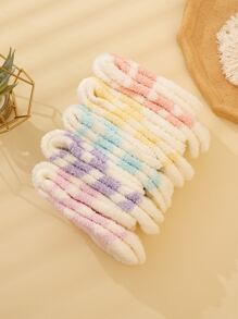 5雙愛心圖案中筒襪 - 彩色 - 查看 6