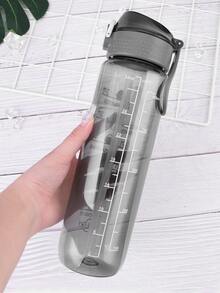 1 pieza Vaso con estampado de slogan - Gris - Ver 2