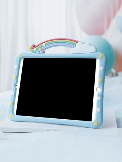 Rainbow Decor Case Compatible With iPad