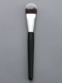 Cọ nền, 1 chiếc cọ trang điểm đa năng cầm tay tối giản bằng gỗ, dụng cụ trang điểm mỹ phẩm cho người mới bắt đầu - màu đen - Xem 1