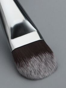 Cọ nền, 1 chiếc cọ trang điểm đa năng cầm tay tối giản bằng gỗ, dụng cụ trang điểm mỹ phẩm cho người mới bắt đầu - màu đen - Xem 3