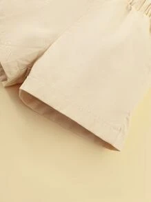 男嬰拼接邊POLO衫和短褲