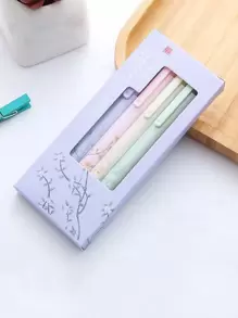 6pcs/set Creative European And American Style Click Ballpoint Pens, Random Delivery - Multicolor - View 4