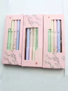 6pcs/set Creative European And American Style Click Ballpoint Pens, Random Delivery - Multicolor - View 5