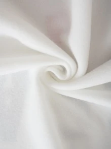 SHEIN Unity Quần áo thể thao nữ Giáng sinh Lá thư Giải trí - trắng - Xem 3