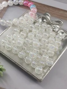 50pcs Bead DIY Jewelry Accessory - White - View 1