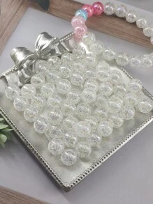 50pcs Bead DIY Jewelry Accessory - White - View 2