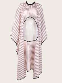 1pc Clear Hairdressing Cape - Multicolor - View 1