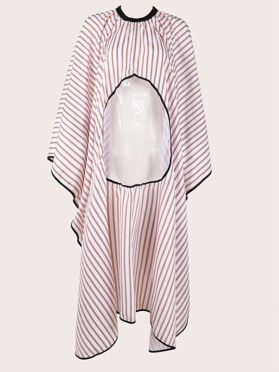 1pc Clear Hairdressing Cape - Multicolor - View 1