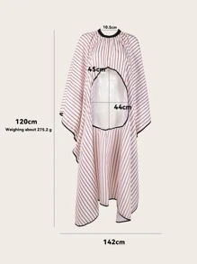 1pc Clear Hairdressing Cape - Multicolor - View 3