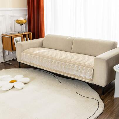 1入組華夫格絎縫沙發座套不含靠背或扶手