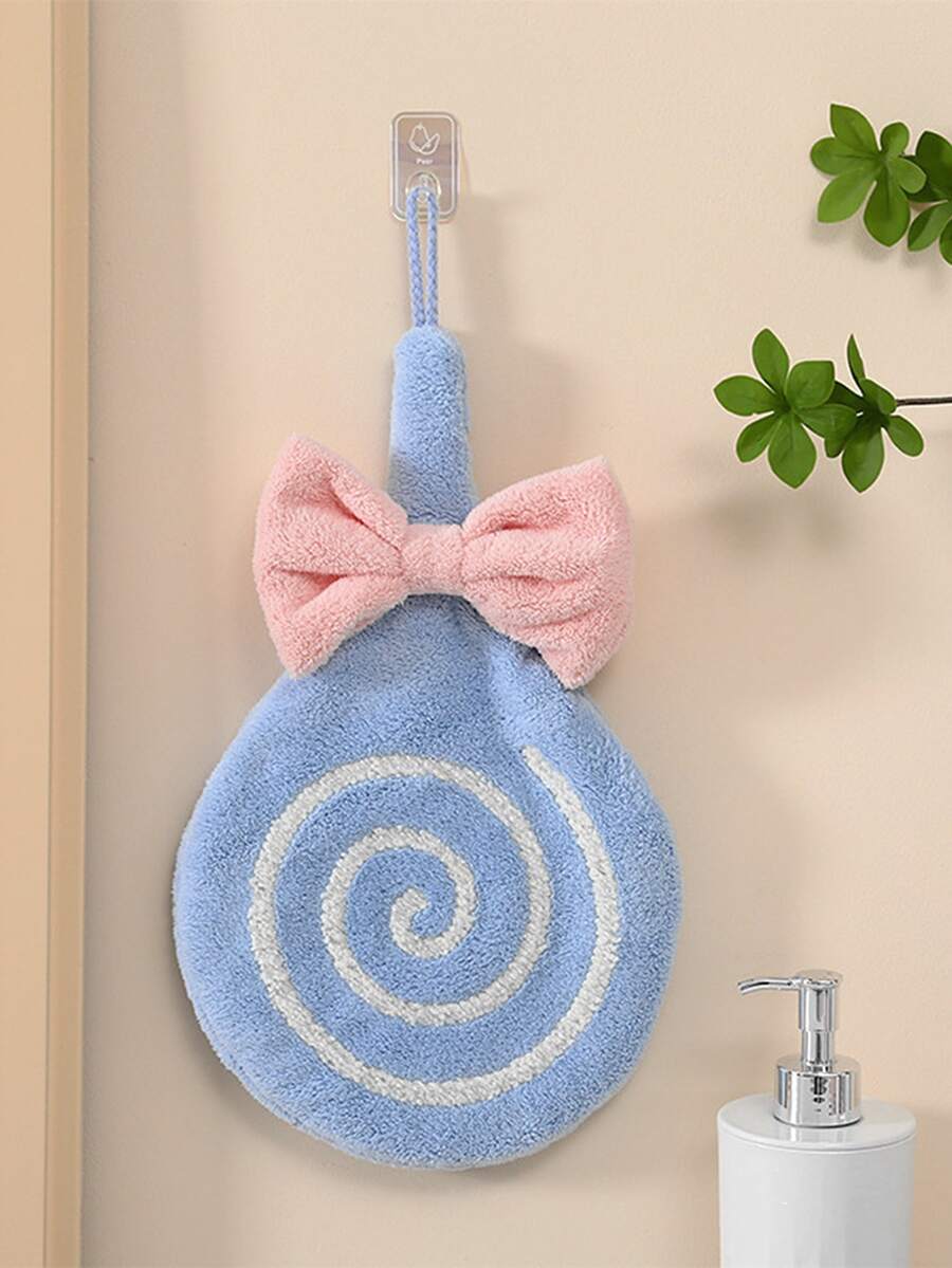 1pc Lollipop Design Washcloth - Blue - View 1