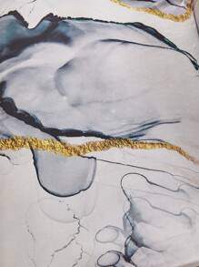 1入組金屬質感圖案有彈性餐椅套 - 彩色 - 查看 4