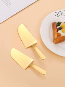 1 pieza Cuchillo de acero inoxidable - Dorado - Ver 1