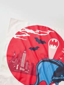 BATMAN X SHEIN Batman & Letter Graphic Tapestry - Multicolor - View 3