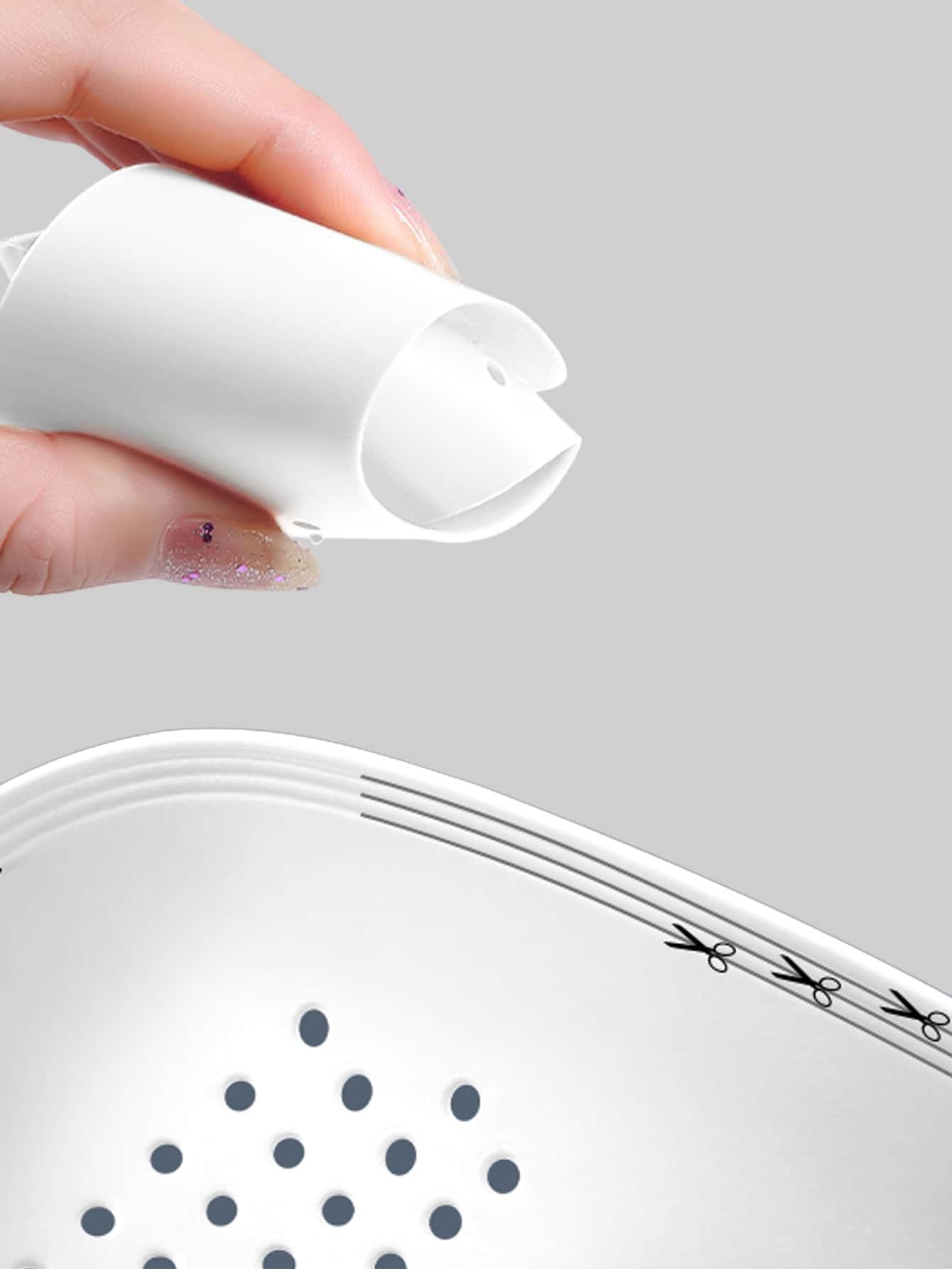 1pair White Color Anti-Wrinkle Shoe Crease Protector , Sneaker And Casual Shoes, Toe Box Crease Protectors Prevent Sports Shoes Crease Guard For Men'S 7-12/ Women'S 5-8 - White - View 2