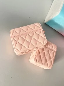 Solid Earphone Case - Pink - View 1