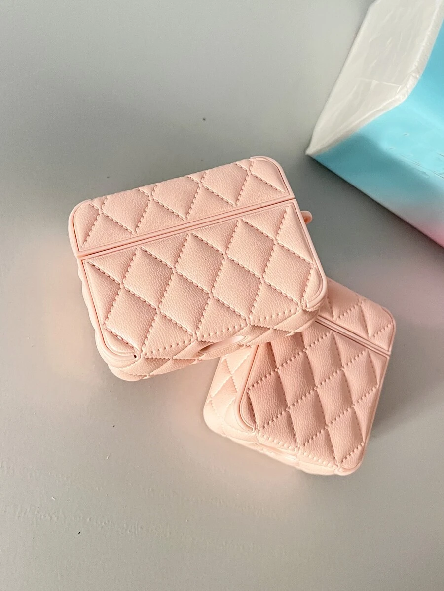 Solid Earphone Case - Pink - View 1