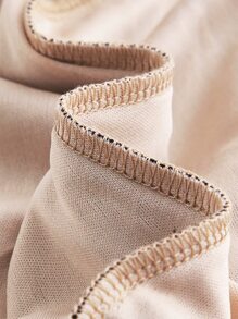 SHEIN MOD Vestido de tirantes pecho con fruncido floral de malla - Negro - Ver 3