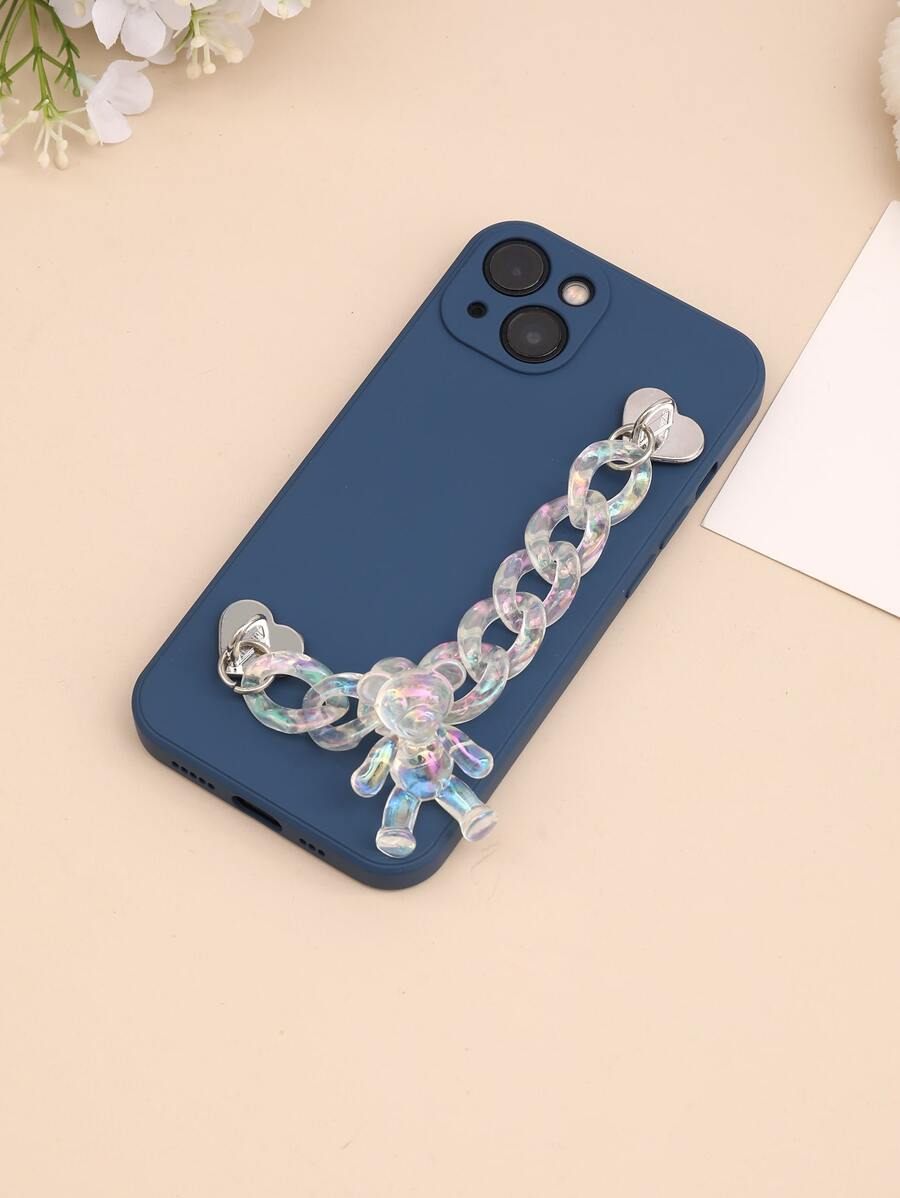 Accesorio de Móvil oso & con diseño de cadena - Multicolor - Ver 1