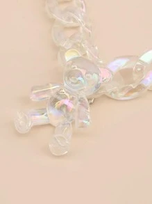 Accesorio de Móvil oso & con diseño de cadena - Multicolor - Ver 3