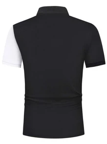 Manfinity Men Color Block Polo Shirt - Multicolor - View 2