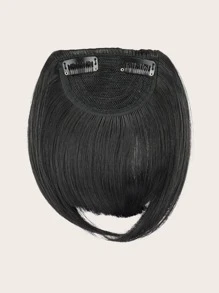 Tóc mái phía trước với tóc mai - màu đen - Xem 4