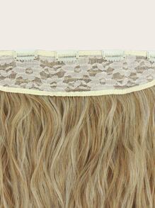 长卷马尾接发，休闲装饰假发 - 金色 - 查看 4