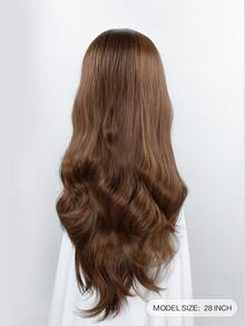 13*4*1 T型花邊長款小波浪人造假髮 - 彩色 - 查看 4