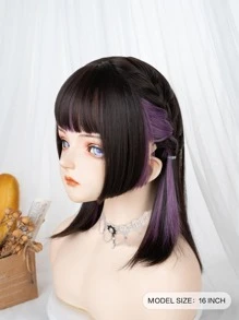 Tóc giả dệt tổng hợp Tóc giả Mái - Nhiều màu - Xem 2